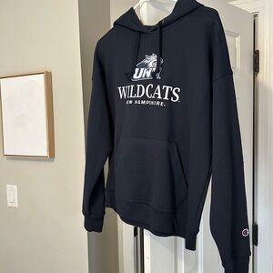Champion Wildcats New Hampshire Black Hoodie
